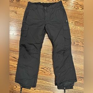 Men's Black Snow Pants - XL